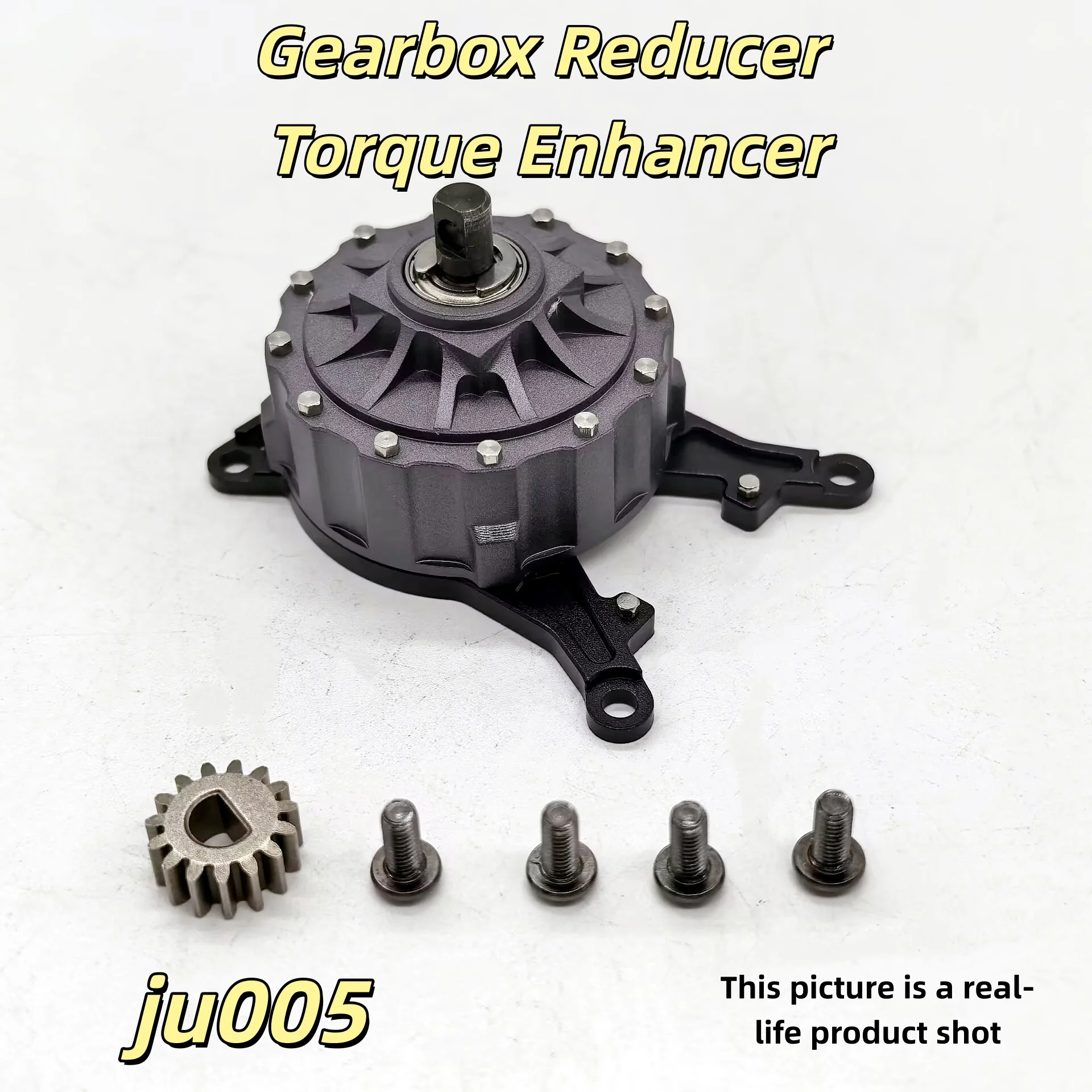 1 set 1/14 RC Model Truck Gearbox Reducer Torque Enhancer Universal Part For Tamiya Tractor Truck Tipper Crawler TRX4 SCX DIY