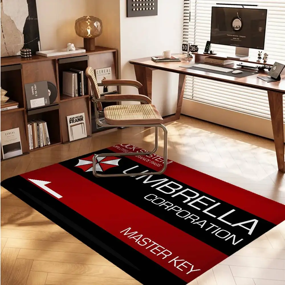 Horror Movie U-Umbrella C-Corporation Floor Mat INS Style Soft Bedroom Floor House Laundry Room Mat Anti-skid Household Carpets