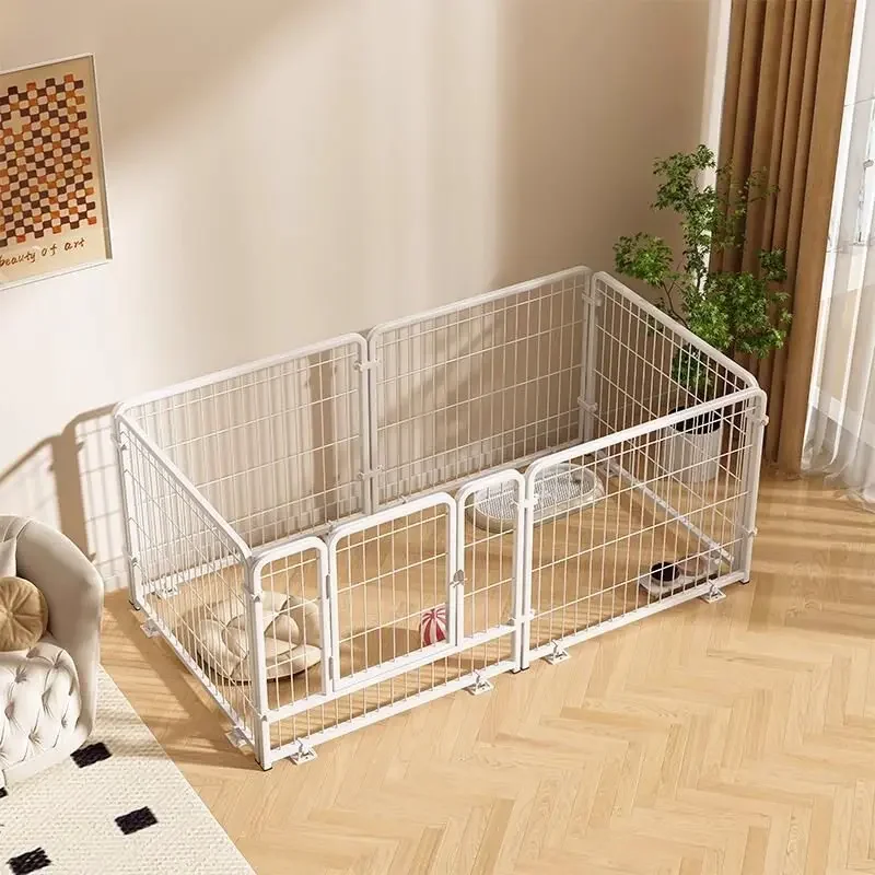 #Accessories Dog Fence Kennel Barrier Playpen Balcony Equipment Dog Fence Folding Retractable Modular Kojec Dla Psa Home Decor