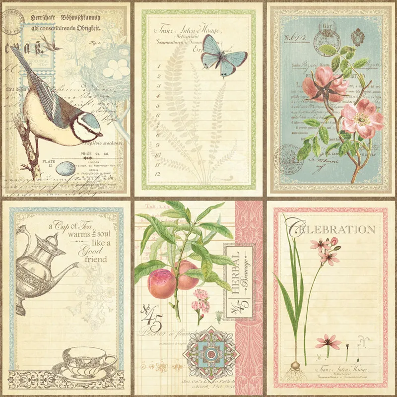 Flores e pássaros adesivos artesanato e scrapbooking adesivos crianças brinquedos livro adesivo decorativo diy papelaria