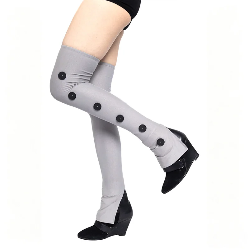 Y2K Sweet Cute Style Button Decorated Mid-Calf Socks Summer Retro Streetwear Trendy Versatile Mid-Calf Socks