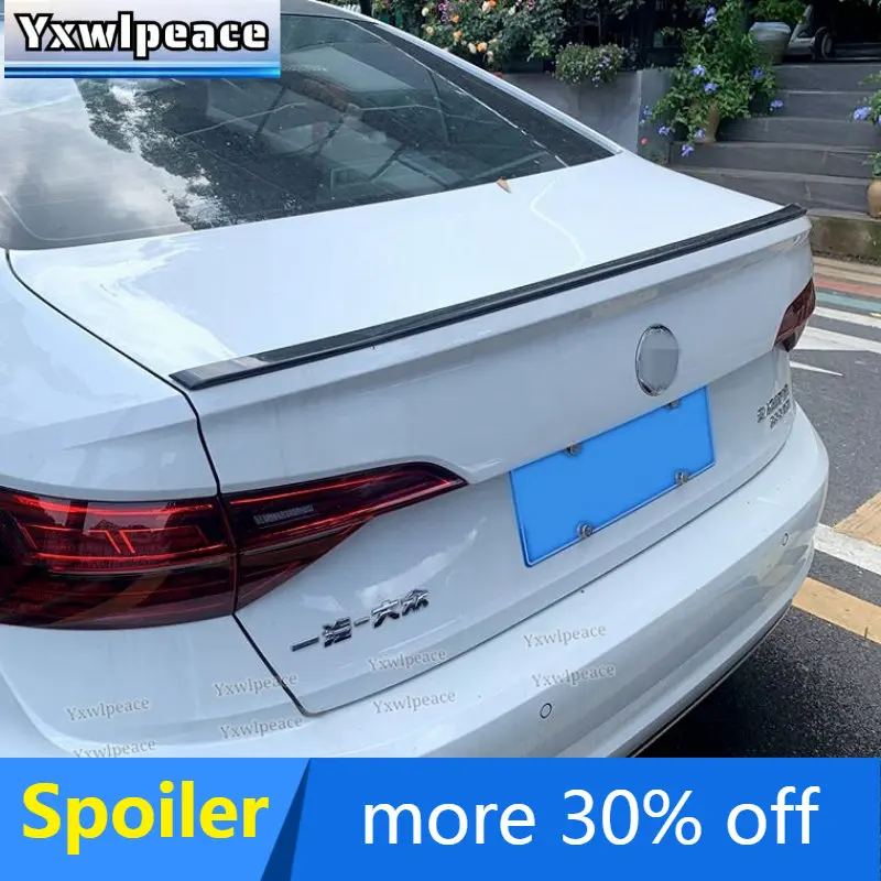 

For VW Volkswagen Jetta Spoiler 2019 2020 2021 ABS Material Primer Color Car Tail Wing Decoration Rear Trunk Spoiler