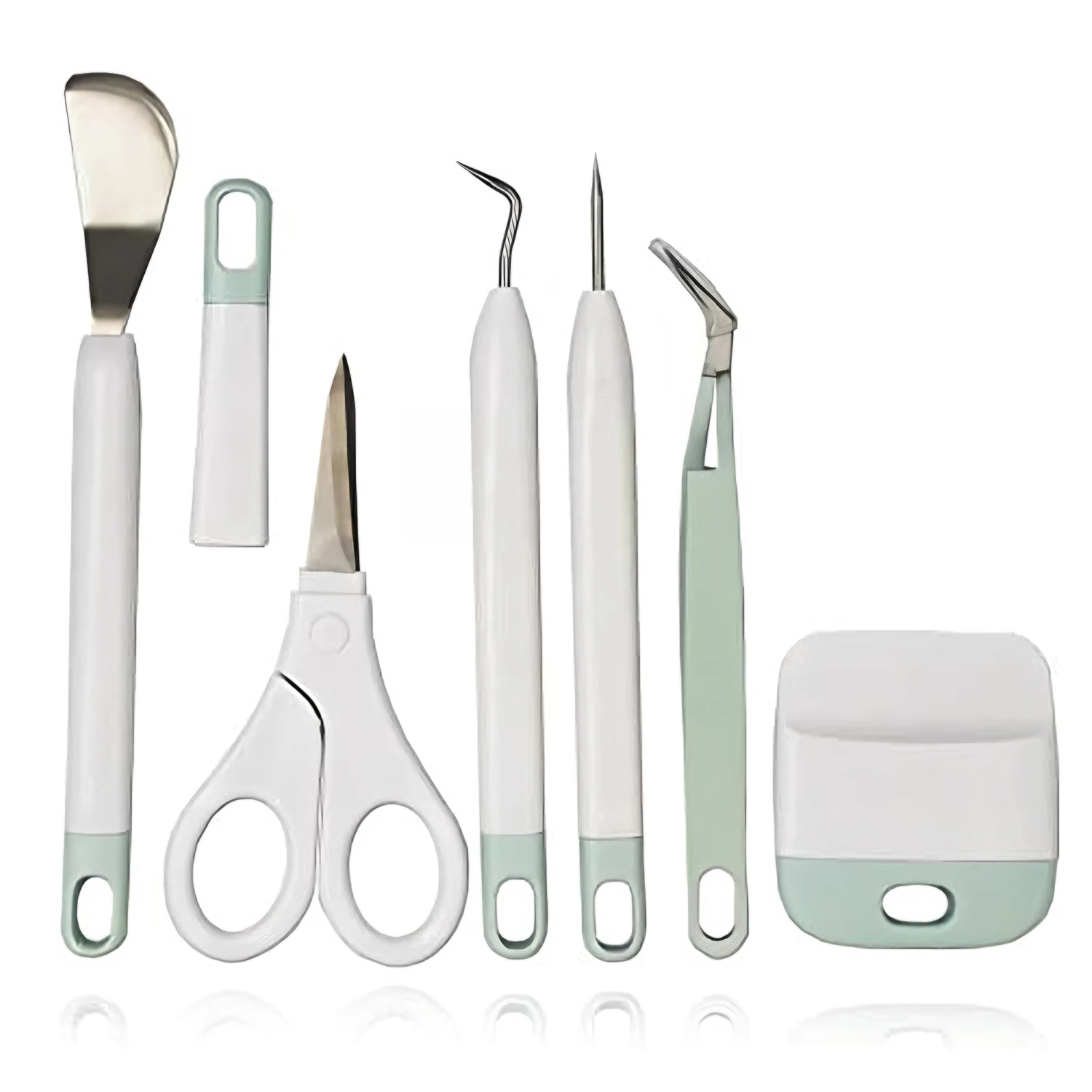 

Набор прецизионных инструментов для прополки из 6 предметов, набор инструментов для рукоделия, винила для прополки, сбора и детализации клея, виниловые проекты «сделай сам»