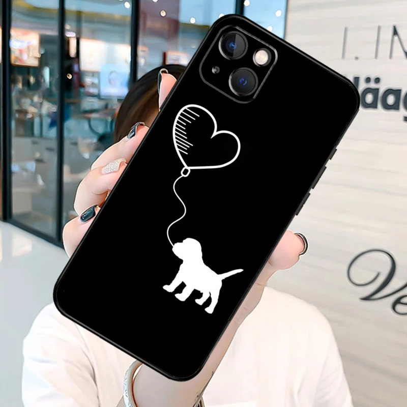 Beagle Dog Phone Case on For iPhone 13 12 11 14 15 Pro Max 8 7 Plus SE 2020 XR X XS MAX Soft Back Cover