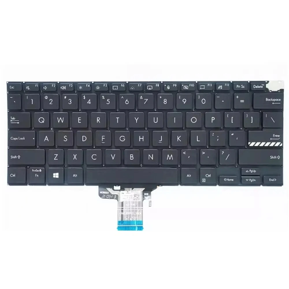 

K6400 US/Russian Backlit Keyboard For ASUS Vivobook Pro 14 OLED K6400 K6400Z K6400ZC Black Silver Notebook