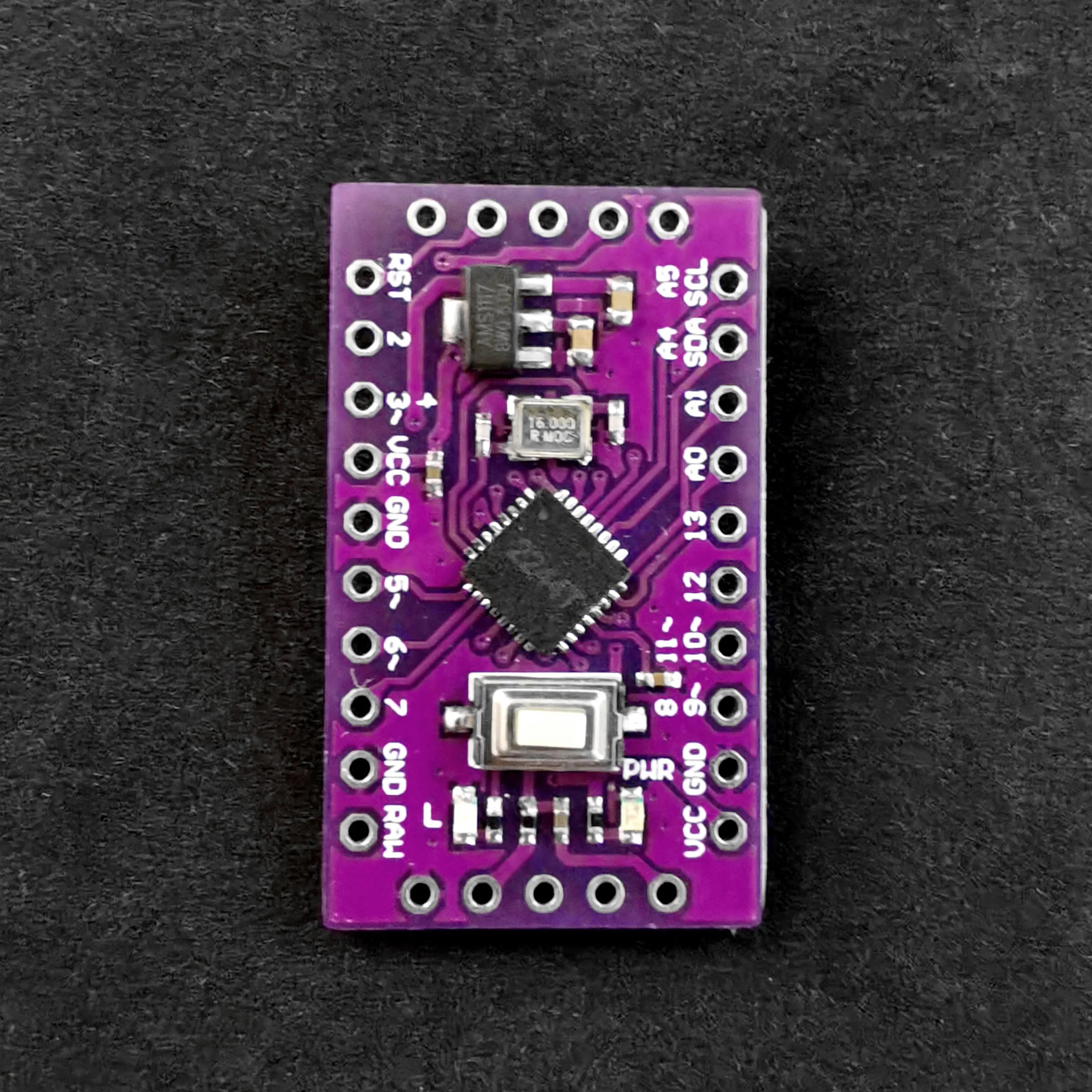 LGT8F328P SSOP20 MiniEVB Substitui Arduino Pro Mini ATMeag328P, Totalmente Compatível, Sem Agulhas