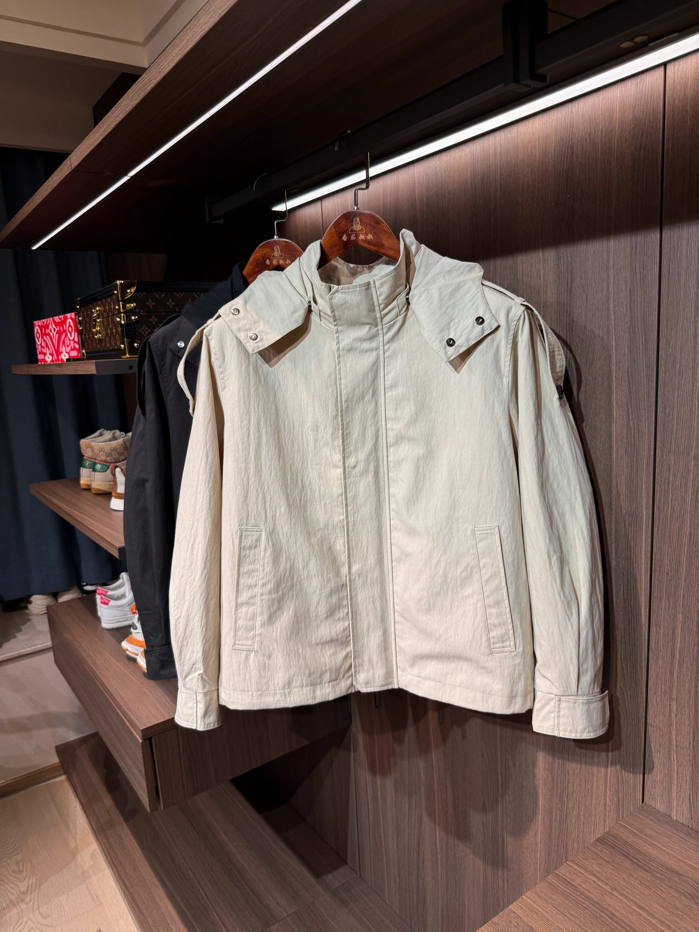 

High Quali Detachable Hooded Men's Cotton Jaet Warmth Busin Casual Sle Windproof Comfortable Winter Coat BALMIE