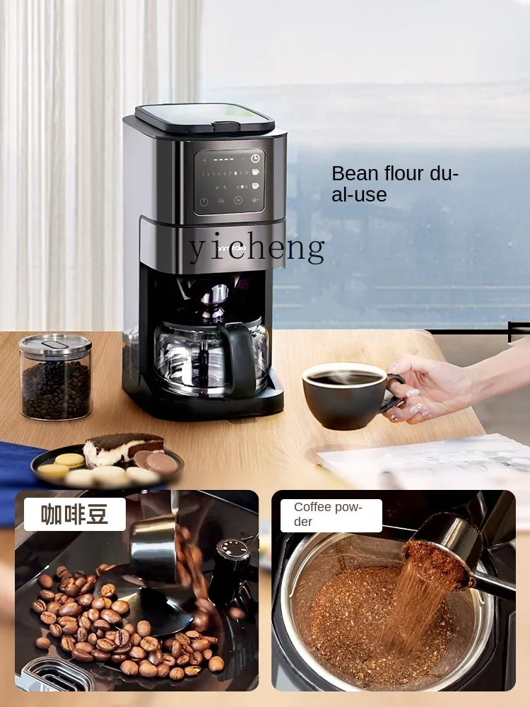 Máquina de Café Automática cc28 com Moedor Integrado, Grande Capacidade, Comercial, para Escritório, Pequena
