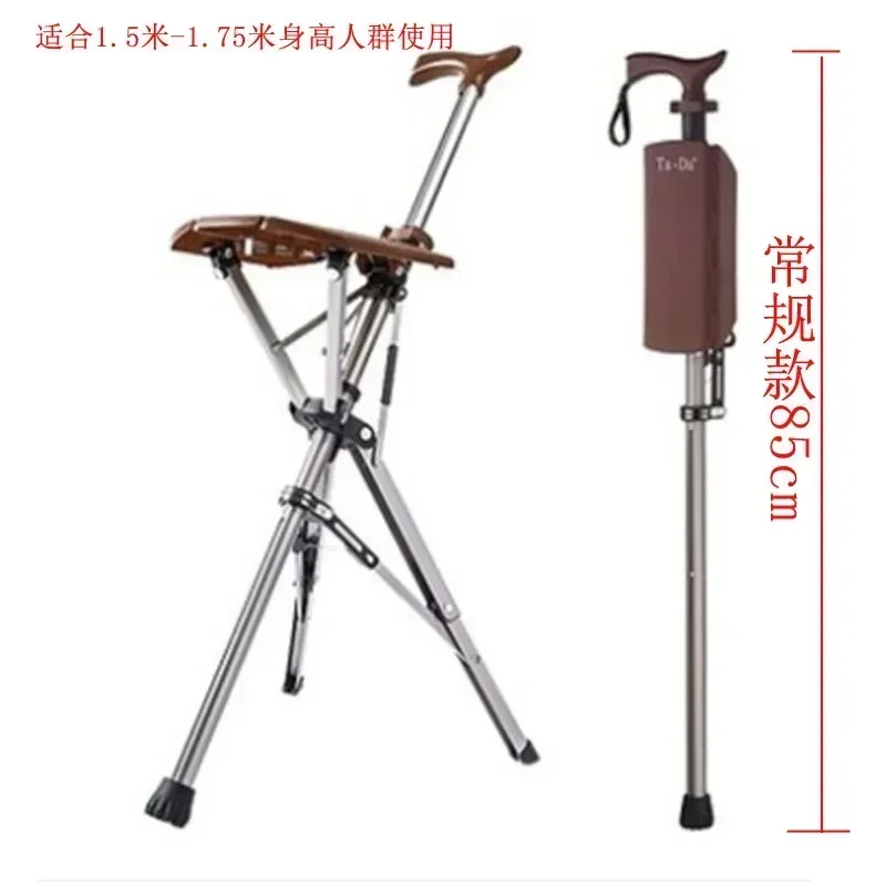 كرسي الرجل العجوز الخفيف غير القابل للانزلاق Ha-ndle عكازات عجلة elc-hai فاخرة قصب Wa-lking