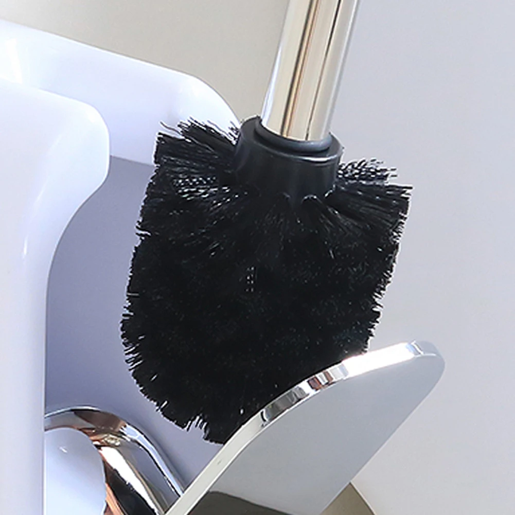 Replacement Toilet Brush Head Holder White Black Clean Spare Tools Home Bathroom Accessories Cleaning Accessory Tool