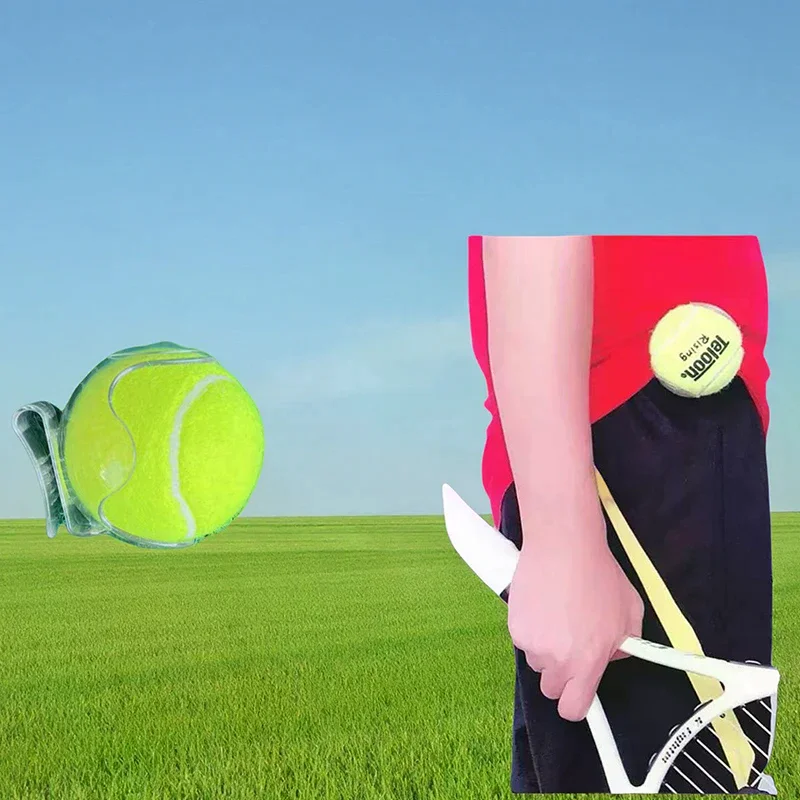 

Tennis Ball Waist Clip Lightweight Secure Ball Holder for Coaches Training Schools and Clubs