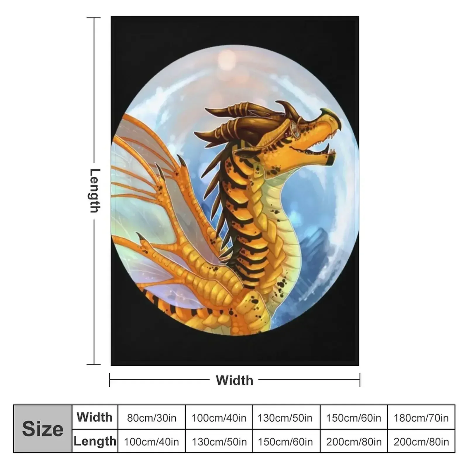 Wings of Fire - Cricket Throw Blanket couch cozy soft plush fuzzy picnic outdoor blanket
