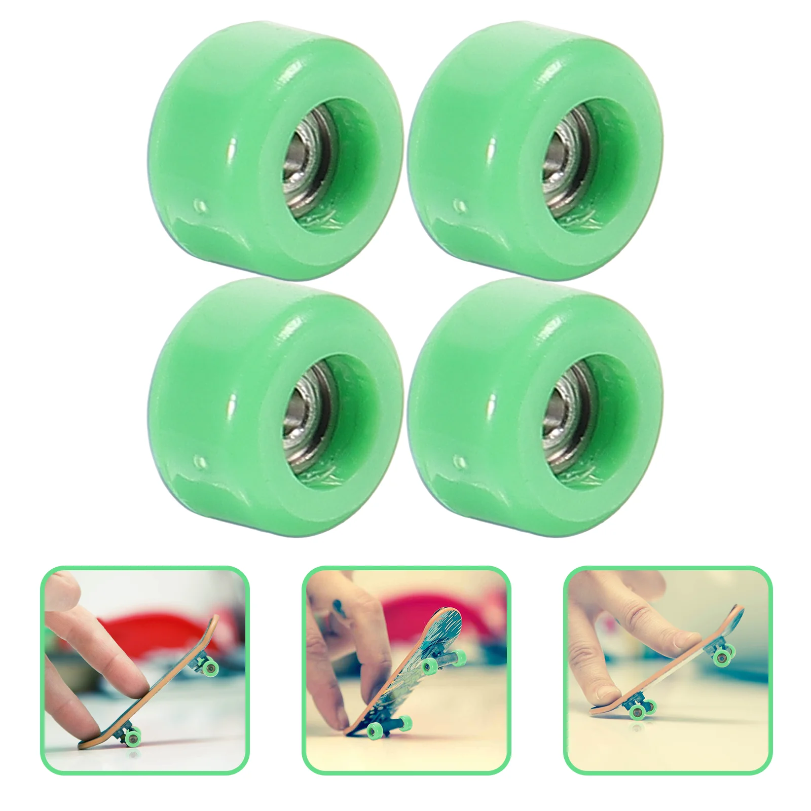 4 pçs brinquedo dedo pequeno skate rolo modelo simulação mesa de plástico brinquedo do bebê