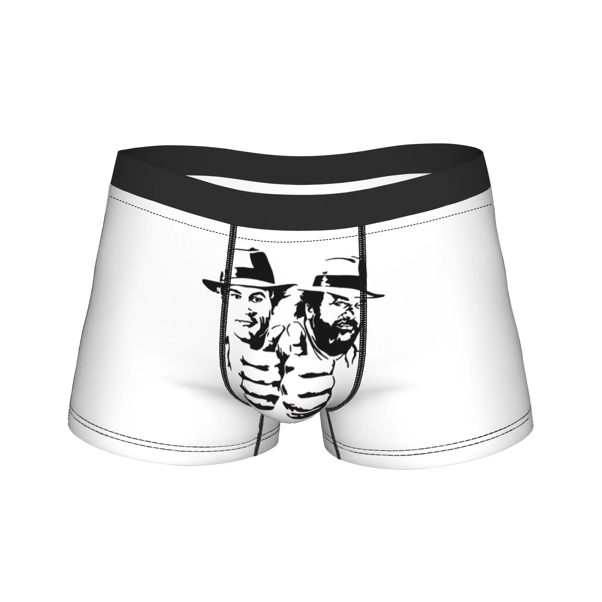 

Bud Spencer And Terence Hill Underwear Print Trunk High Quality Men's Panties Comfortable Boxer Brief Gift Idea
