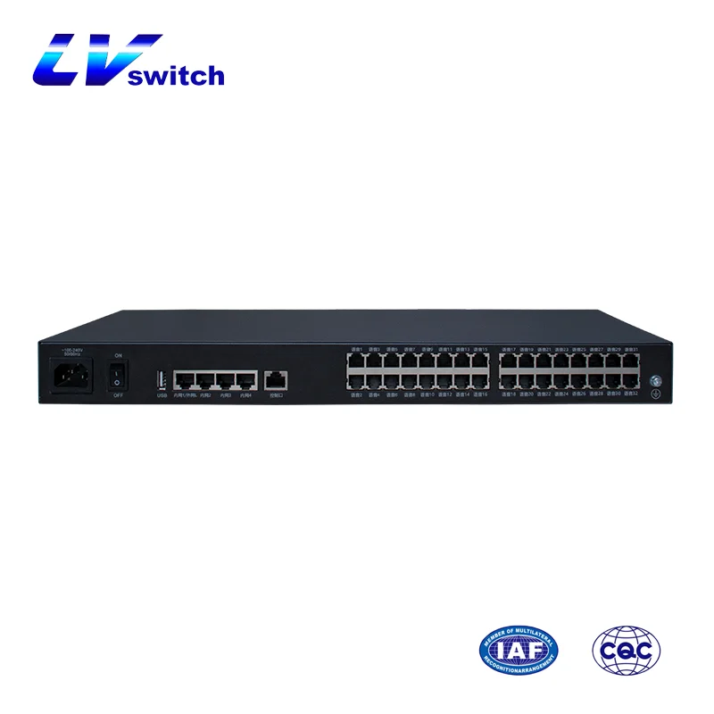 Mejor precio OEM fábrica 32 puertos FXS voz gateway voip gateway