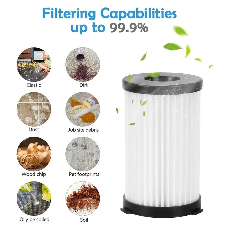 Filtro hepa para moosoo d600 d601 cocotec conga thunderbrush 520 550 560 handheld aspirador de pó lavável filtros acessórios