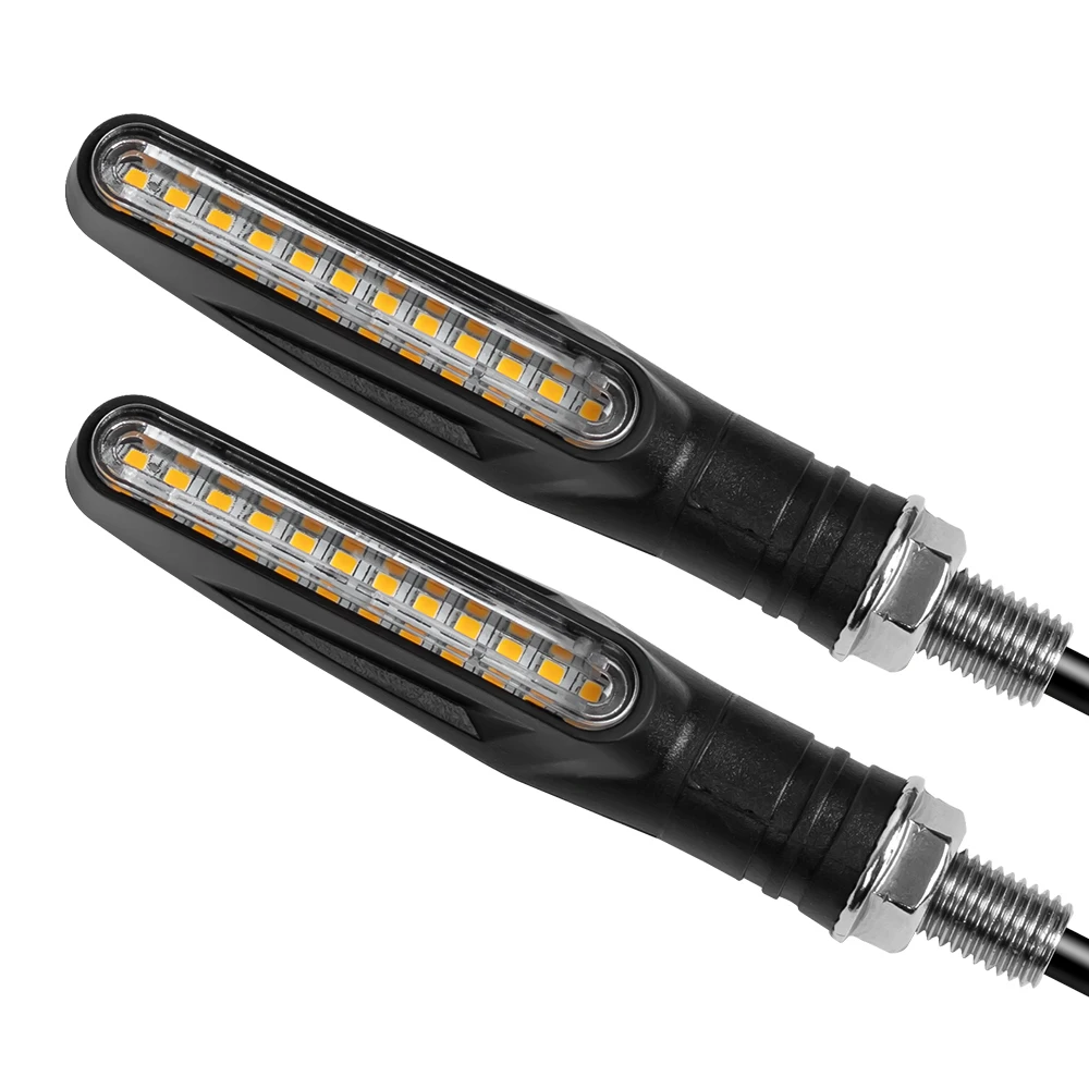 Motorfiets Led Richtingaanwijzers Richtingaanwijzers Knipperende Achterlichten Rem Knipperlicht Stop Signaal Licht Motorfiets DRL Lamp - afbeelding 1