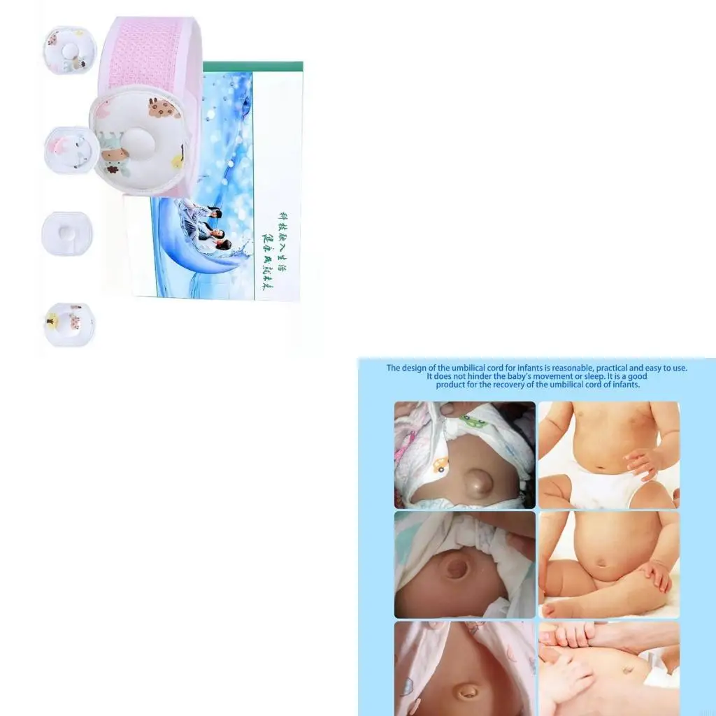 

Cotton Umbilical Cord Cover Belly Button Shaper Infant Belly Button Band Newborns Adjustable Baby Umbilical Hernia Belt