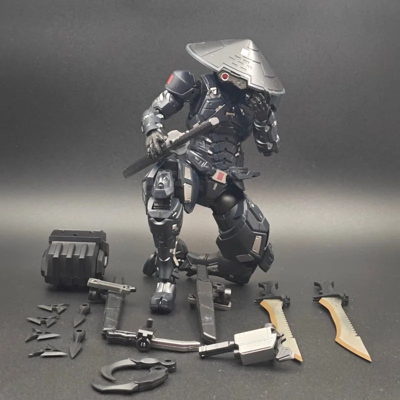 Figur Aksi G.I. Joe The Rise of Cobra Snake Eyes - Dark Sky First Strike dengan Sendi yang Dapat Digerakkan, Model Boneka GK untuk Kolektor