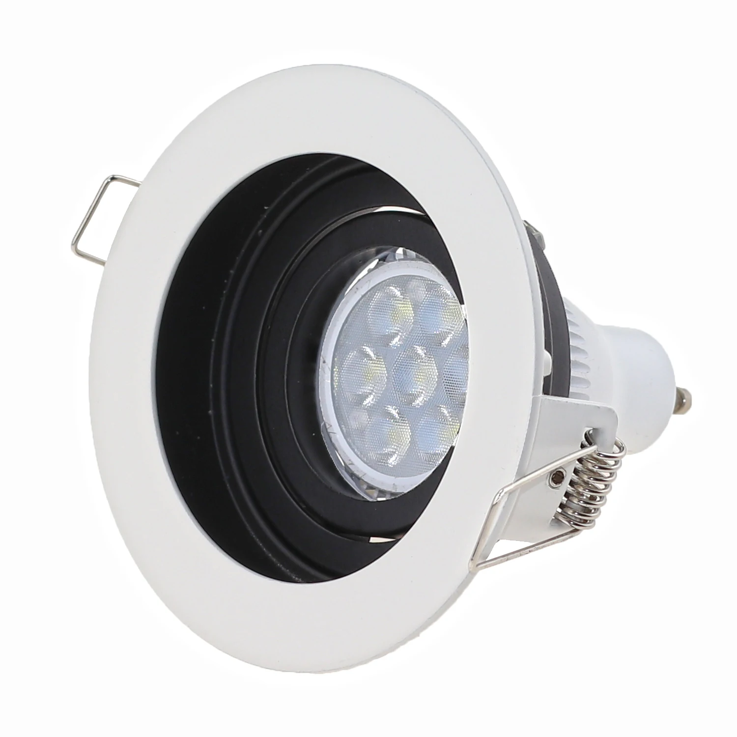 Comercial recesso teto Downlight, luminária de habitação, redondo, quadrado, branco, cor preta, decoração para casa, escritório, hotel, GU10, MR16, GU5.3