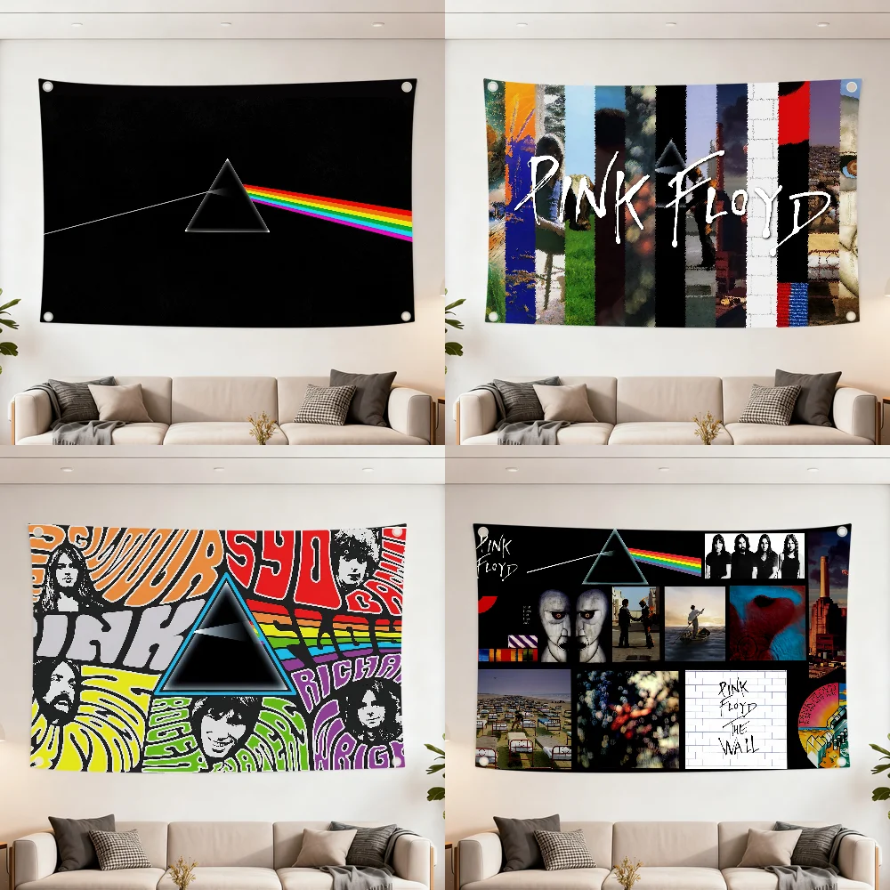P-Pink Band F-Floyd flag Decoration Outdoor Picnic Party Art Hanging Home Camping Party Banner Best sellers