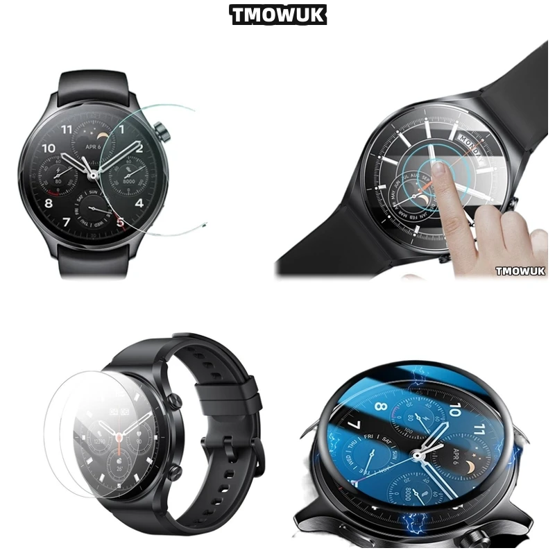 

For Xiaomi Watch S1 S3 Pro S4 Sport Fashionable Tempered Glass Screen Protector: HD Anti - Scratch 9H Hardness Ultra - Thin F