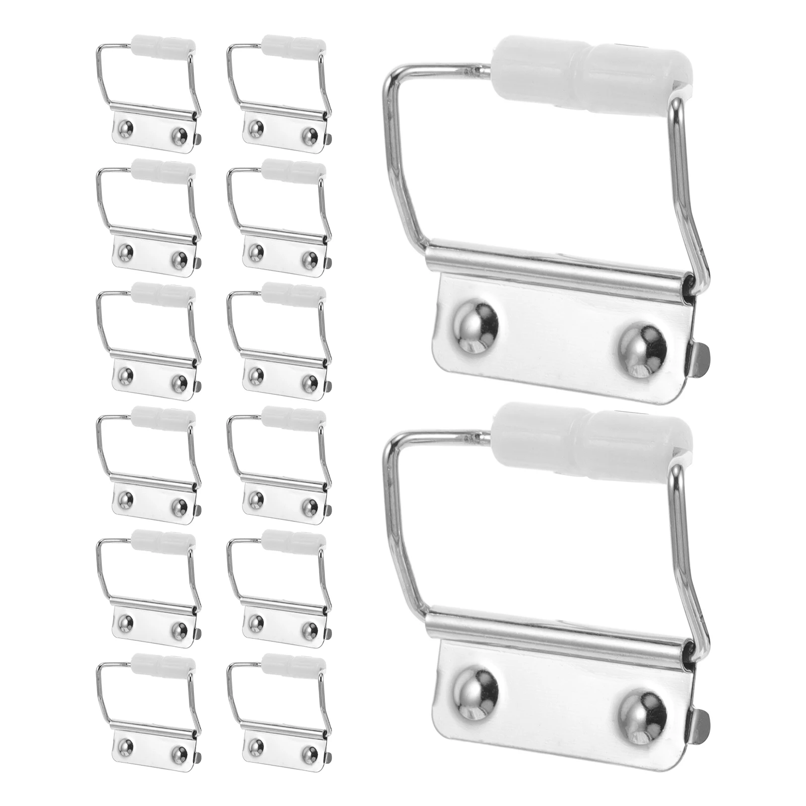 

20Pcs Stainless Steel Clasp Buckle Latch for Tin Box Slide Lock Secure Food Storage Easy Use