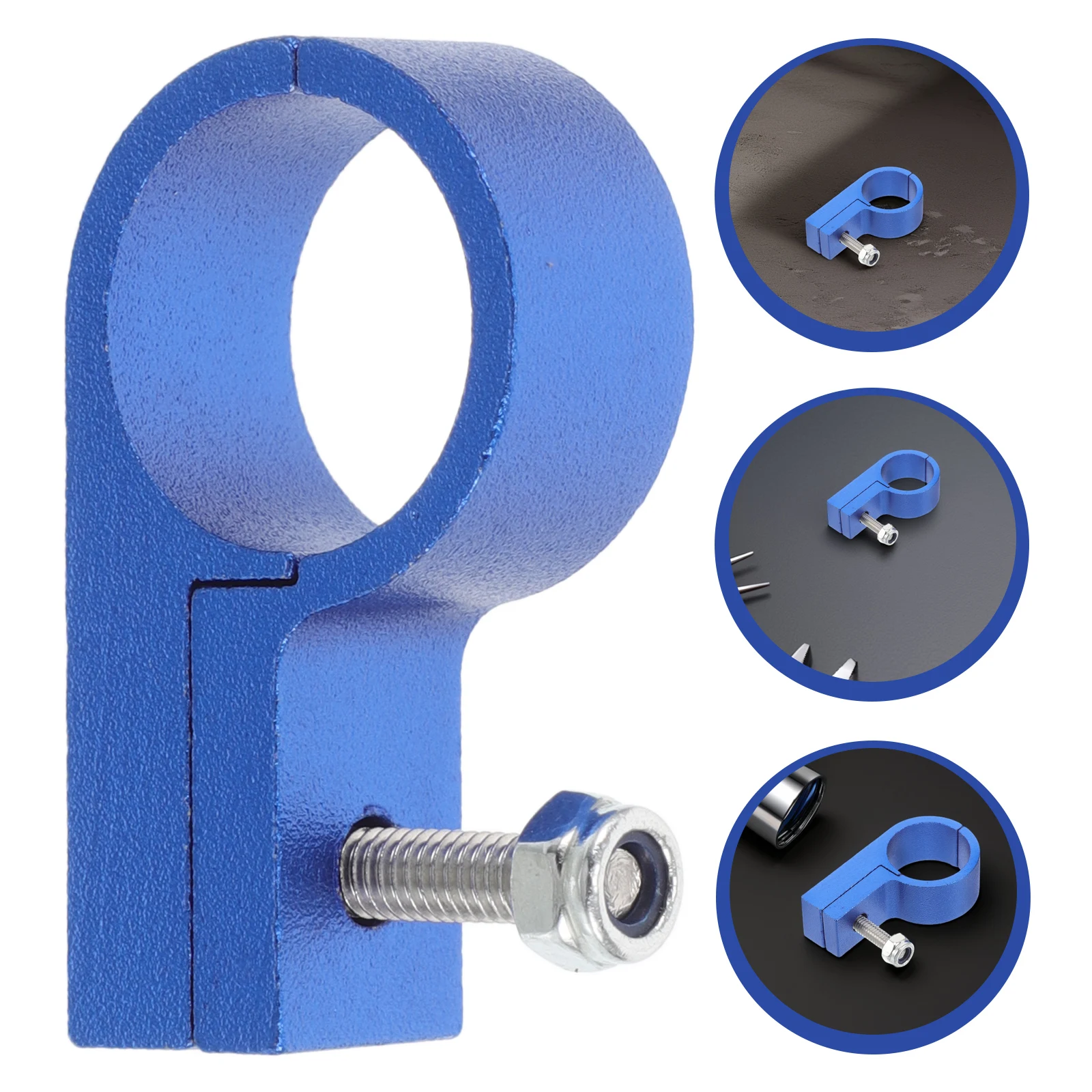 

Aluminum Alloy Fuel Line Clamp 6Mm Heavy Duty Hose Fixing Clip For Car Radiator Brake Oil Tube Automotive Machinery Use Metal
