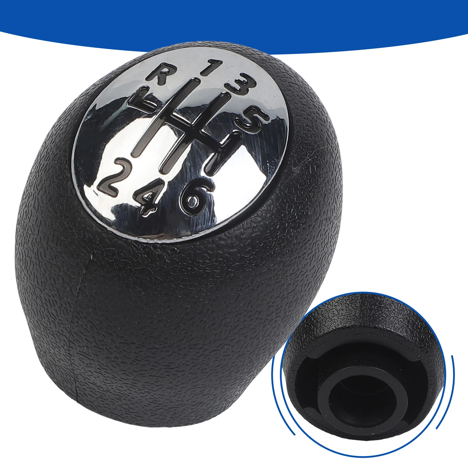 For Movano For Opel Gear Shift Knob 61 Mm Height Easy Installation Ergonomic Design PU Leather Material Secure Grip