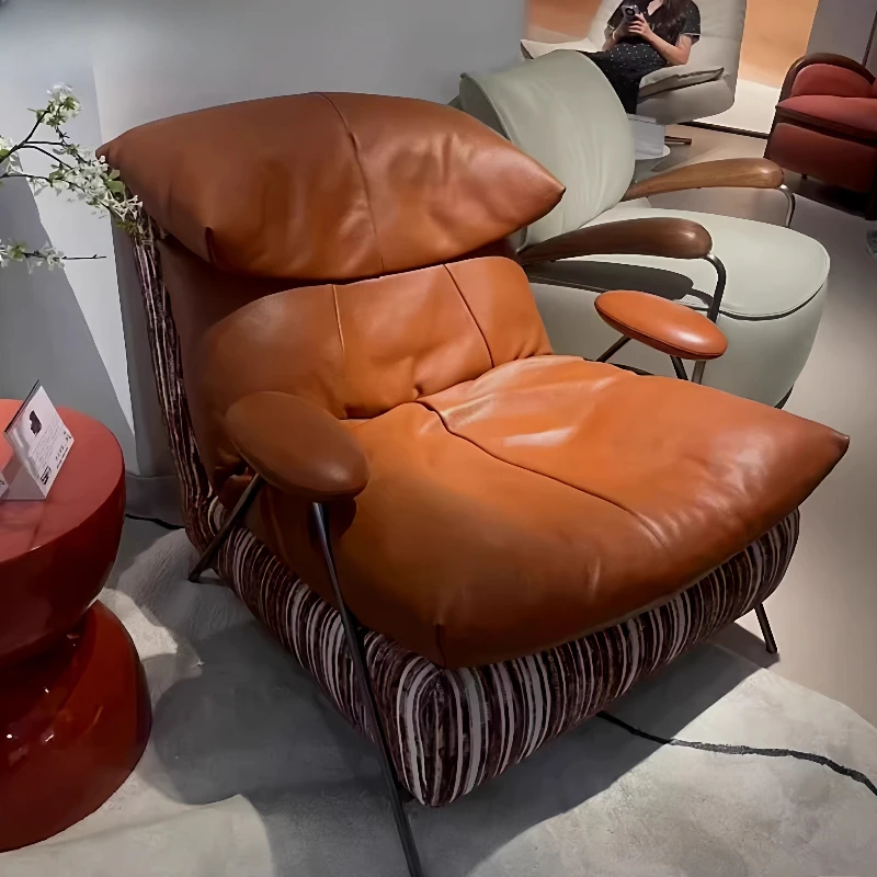 

Black Beige Living Room Chairs Armrest Ventilation Cozy Luxury Living Room Chairs Weird White Sillones Modernos Furniture Home