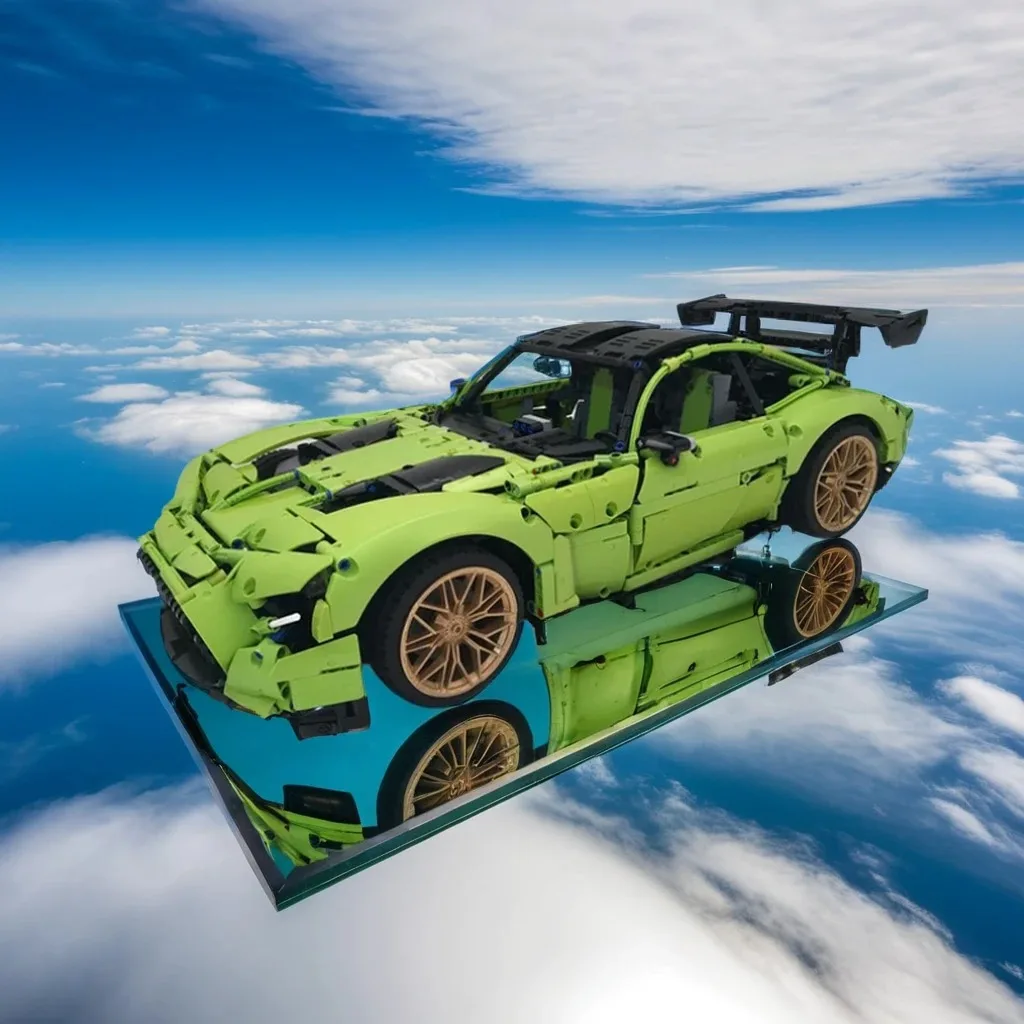 2456 قطعة MOC سيارة رياضية AMGed GT-R سلسلة سوداء 42115 B-نموذج عالي الأداء المتسابق لتقوم بها بنفسك نموذج اللبنات ألعاب عيد ميلاد هدية #1