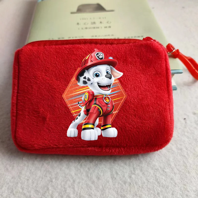 باو باترولز محفظة نسائية للعملات المعدنية بنين بنات لطيف محفظة محمولة أنيمي تشيس سكاي الكرتون المطبوعة مفتاح حافظة بطاقة الهوية حقيبة التخزين هدايا الطفل