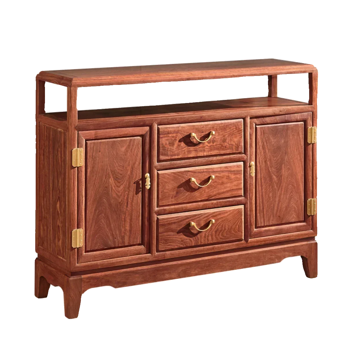 

Новый китайский стиль в дизайне Pterocarpus Erinaceus Poir. Тумба-буфет из палисандра, чайный шкаф из массива дерева, шкаф для хранения, прикроватная тумба для спальни