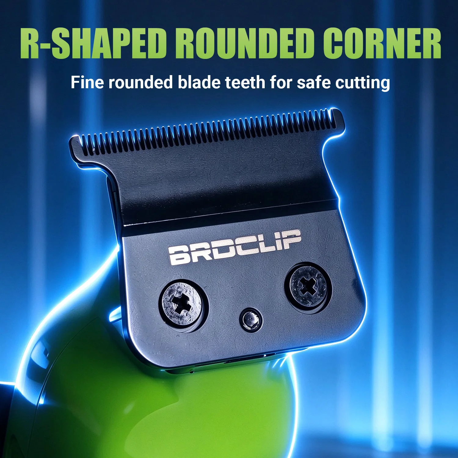 New 2026 BRDCLIP FA1T Green Professional Hair Trimmer Barber Carving Gradient Finish Machine Electric Clipper with Charger Stand gallery 3