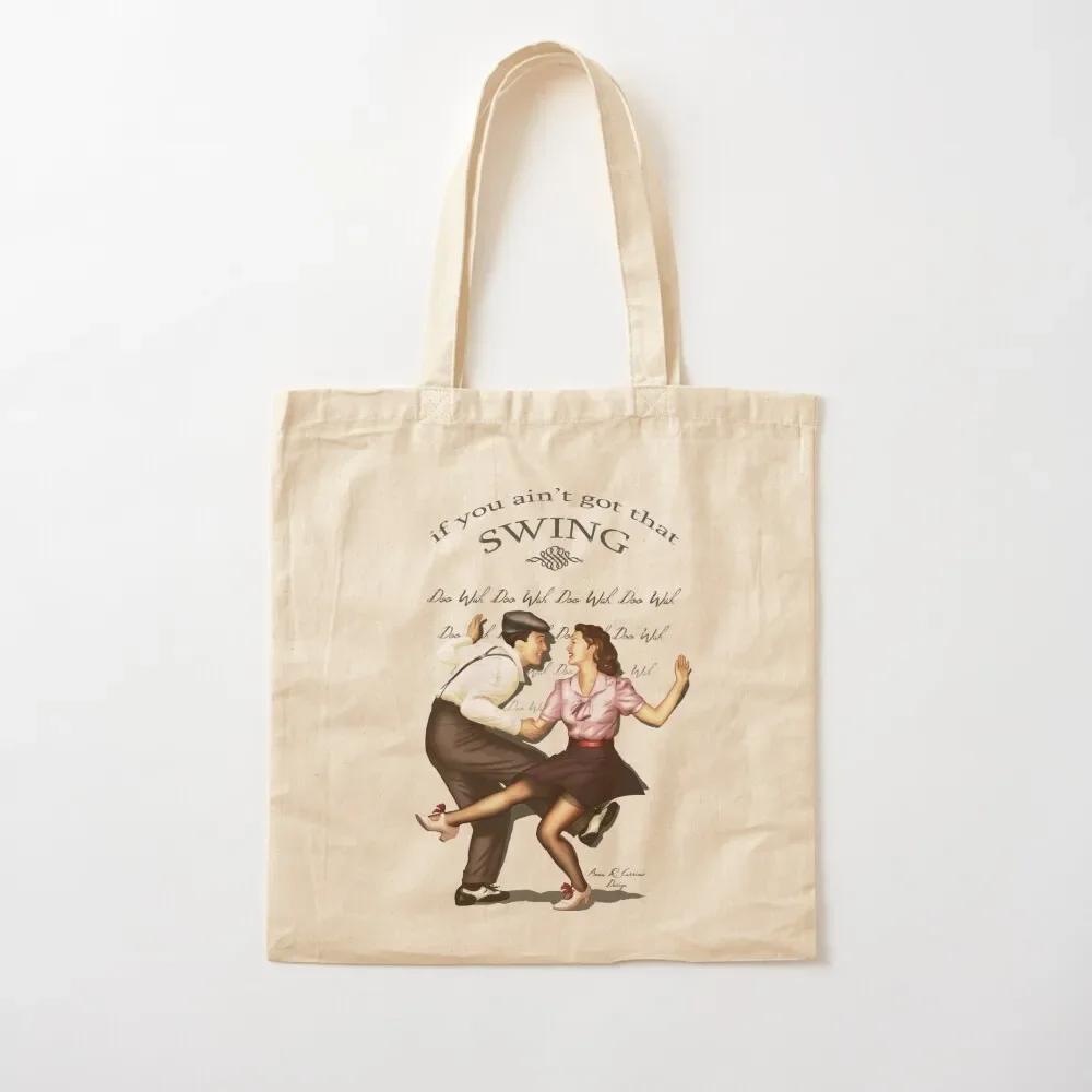 Lindy Hop Tote Bag Customizable tote reusable shopping Shopper