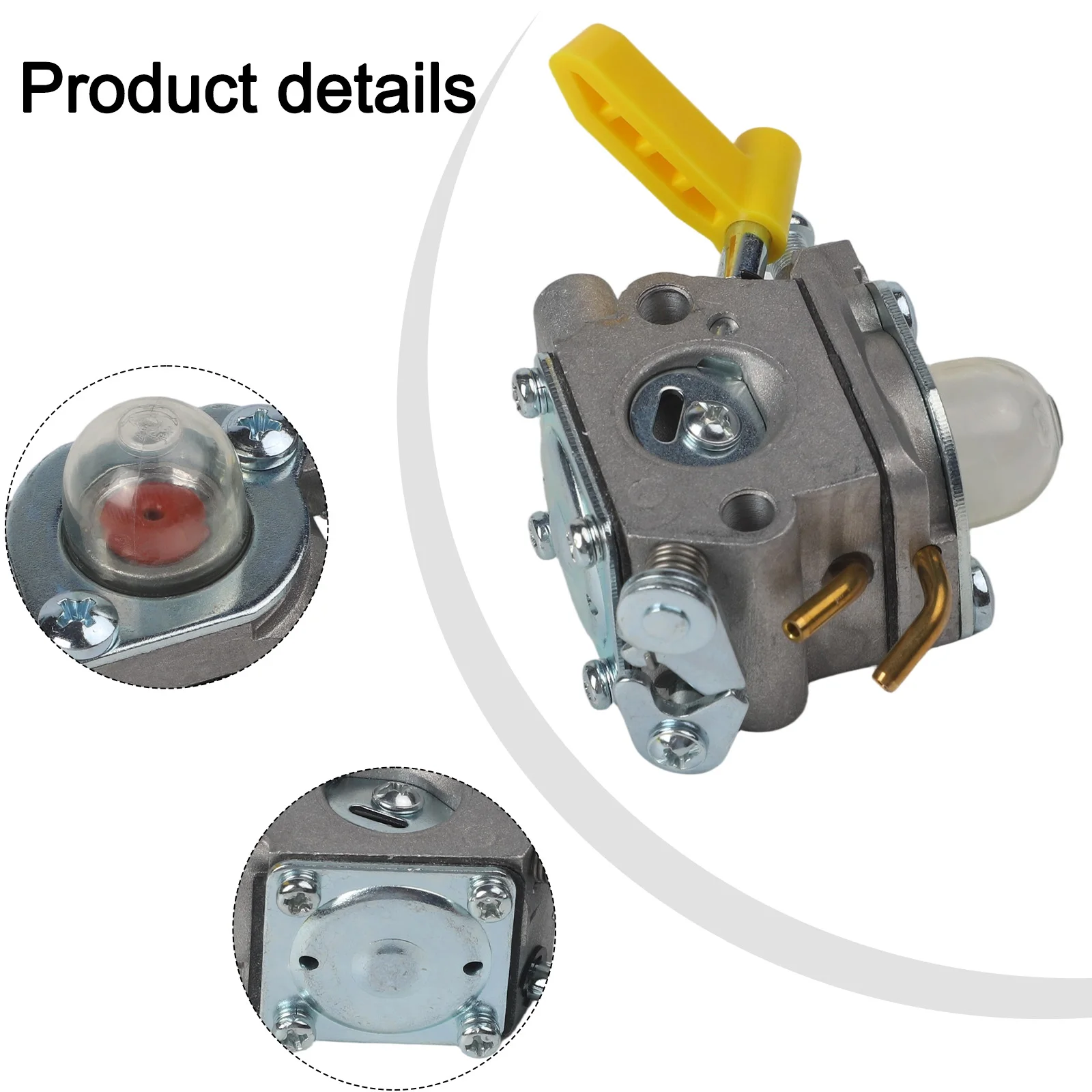 For RBC26SES 26cc 30cc Carburetor Carburettor Kit For Gardening 12*9*6CM Complete Carburetor Kit Fuel Filter Included