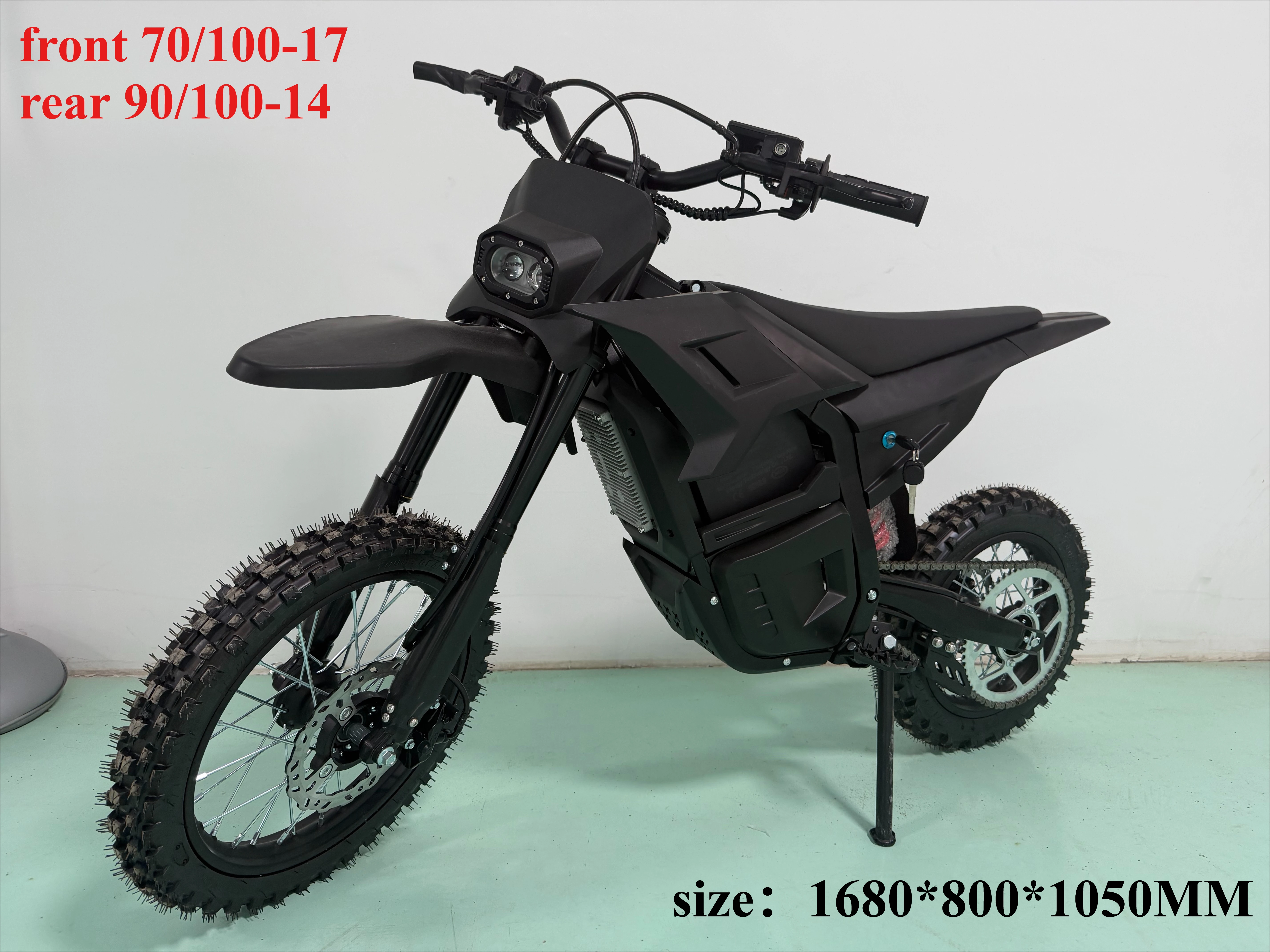 New Off Road Motorcycle Speak 6000W Powerful Motor 72V25AH Battery 75km/h Electric Bicycle 17inch Tire Mountain Electric E-bike image 5