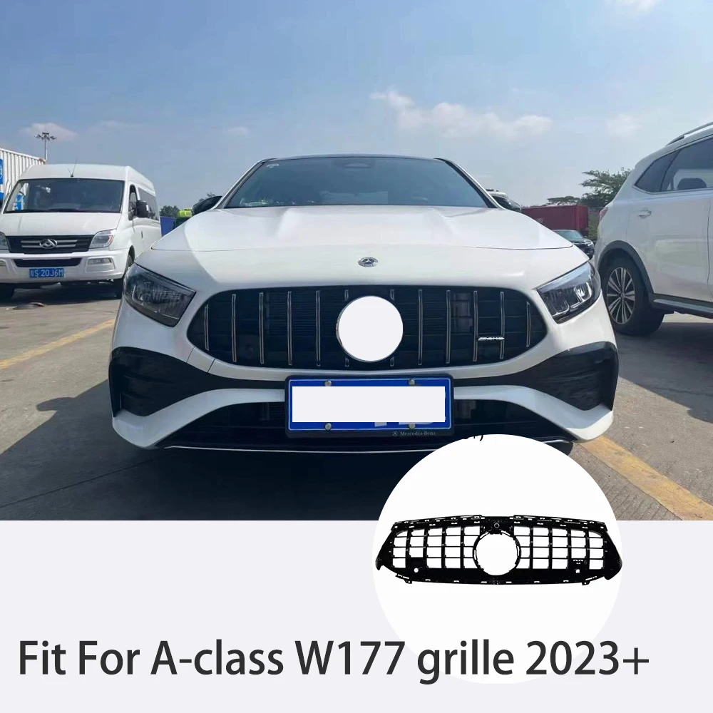 2023+ A Class W177 GT Grill Front Bumper Racing Grille For  A Class Sedan W177 Panamerica Grid A250 A200 A35 Grille