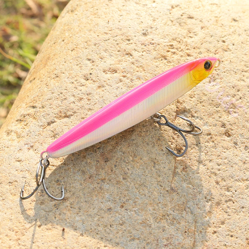 10cm 24g Sinking Artificial Hard Bait Minnow Pencil Wobblers Fishlure Far Casting Jigging Hardbait Fishing Lure For Sea Fishing