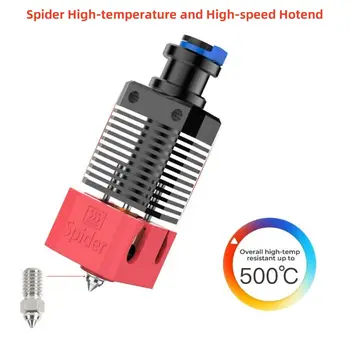 3D列印機2件組銅合金Ender 3 V3 SE噴嘴套件,蜘蛛式高溫熱端,0.4mm/0.6mm噴嘴,也適用於Ender 5 S1/Ender 7 8 最佳銷售 蜘蛛熱端 - №2