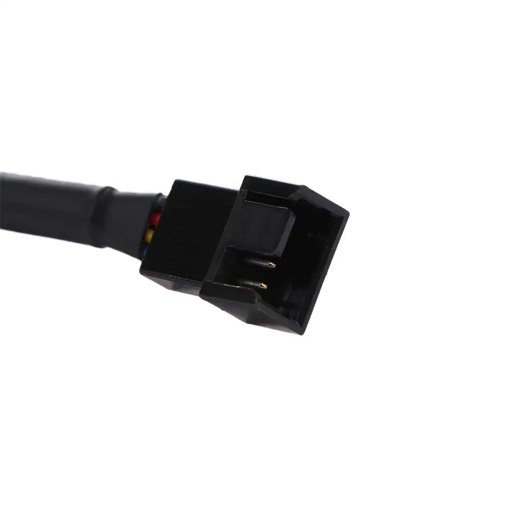 Connector CPU Fan Wire Cooling System 4 PIN Power Cables Fan Extension Cable PWM Extension Cable 3 Pin Cable for Computer Fan