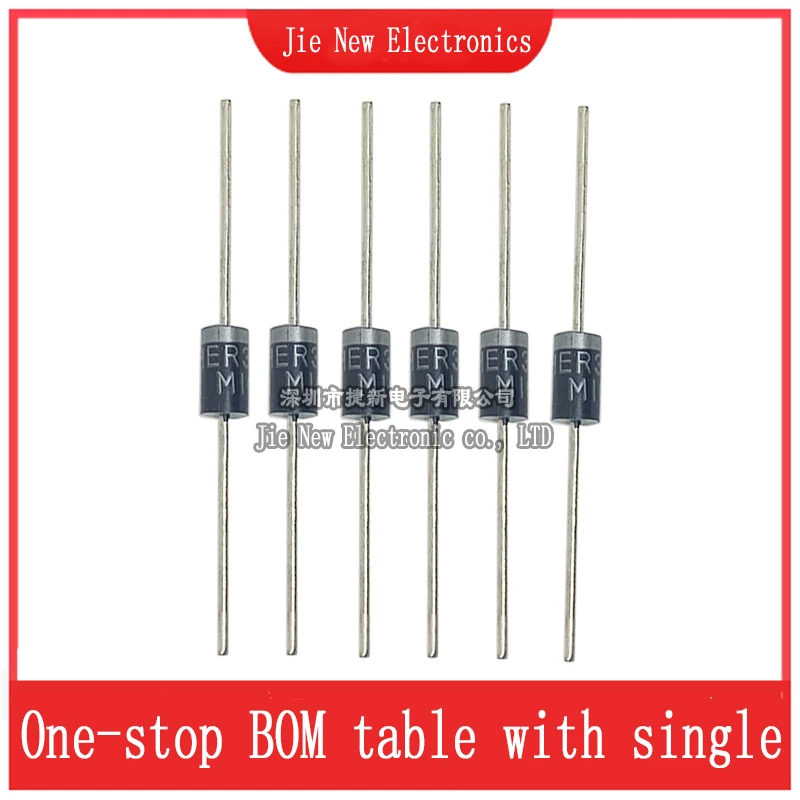20PCS HER302 HER303 HER304 HER305 HER306 HER307 HER308 HER503 HER504 HER505 HER506 HER507 HER508 DO-27 Super fast recovery diode