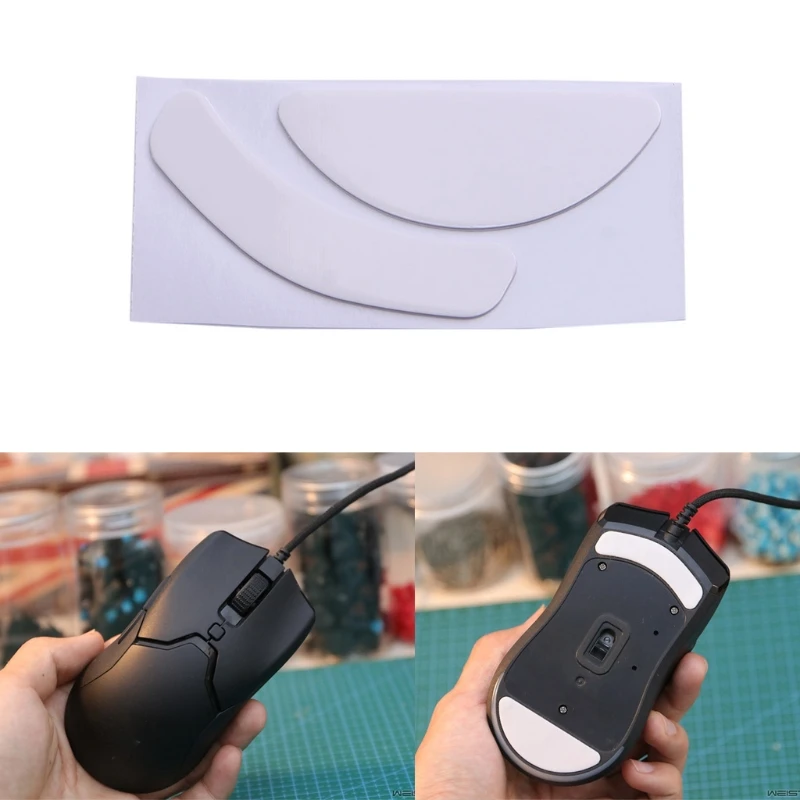 1Pack Mouse Feet Pedal for Razer Viper Mini Mouse Replacement Mouse Feet Glides Curve Edge Mouse Feet Sticker