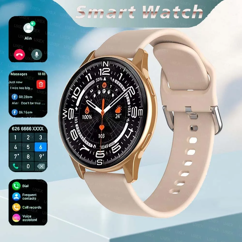 

Модные умные часы для женщин, HD полноэкранный Bluetooth-вызов, многофункциональные часы с фото на заказ, мужские часы, применимый телефон Android Ios