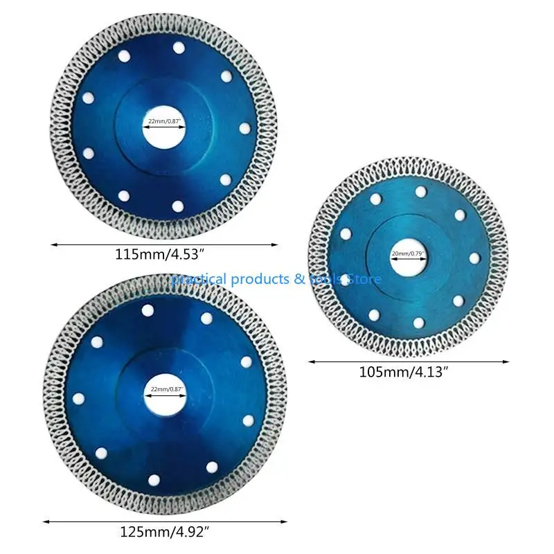 77JB Kim cương kim cương đã cưa lưỡi 105/115/125mm lưỡi cưa lưỡi cắt lưỡi cắt lưỡi dao cắt lưỡi