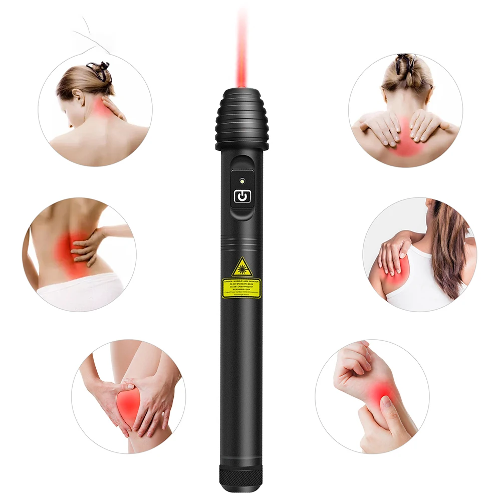 Φ4mm 808nm Laser Acupuncture Pen Non-Invasive Precise Acupoint Stimulation Professional Grade Head Massage Device for Home Use