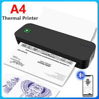 A4 Portable Thermal Printer Multifunctional Wireless Printer For Tattoo Paper Wireless Mobile Travel Printers For Car&Office Use