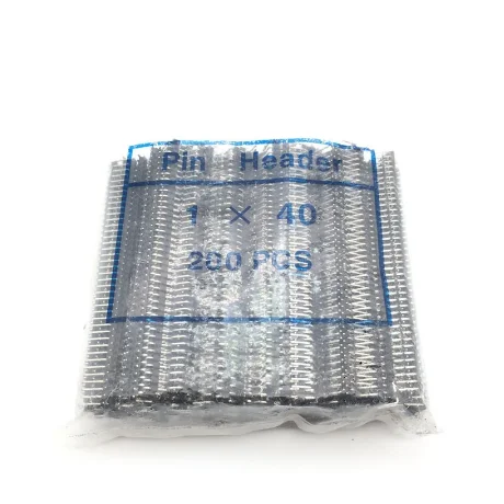 10pcs 1x 40 Pin 2.54 mm Right Angle Single Row Pin Header Male 90 degrees Needle Connector
