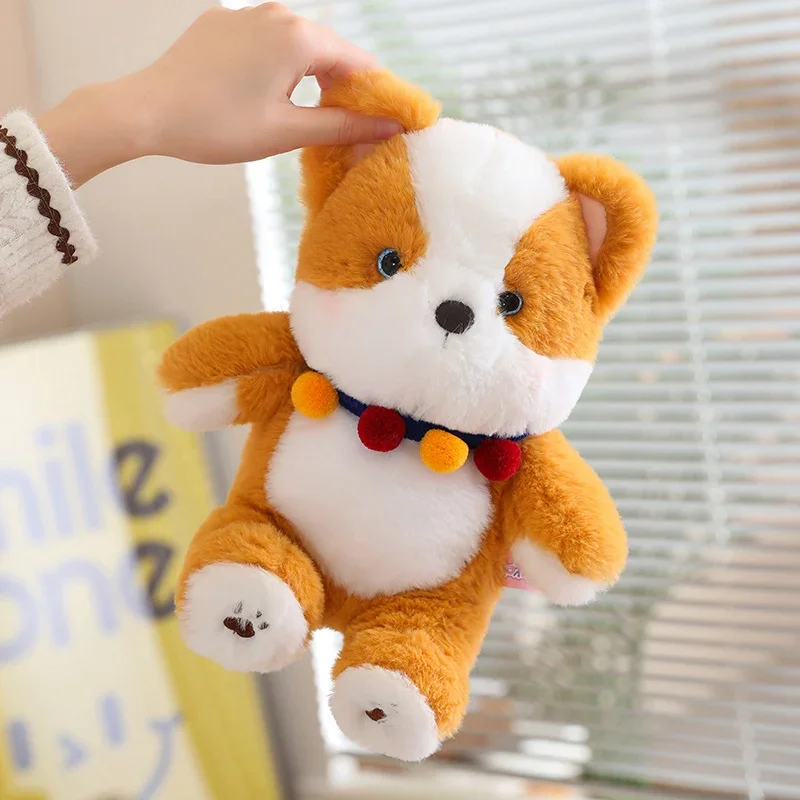 Kawaii 25~45cm Dog Plush Doll Husky Shiba Dog Chow  Plush Doll For Boys And Girls Holiday Gift