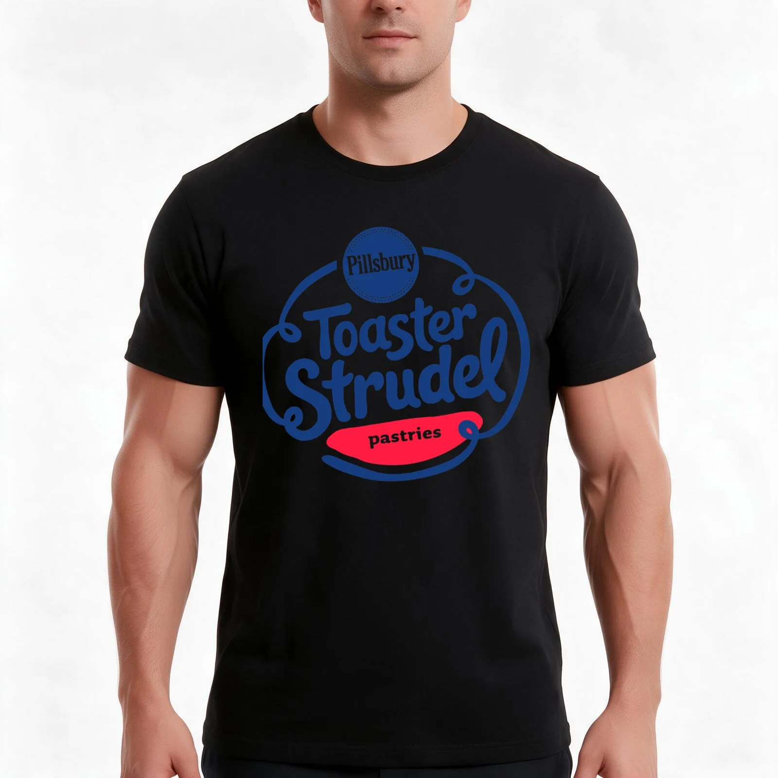Toaster Strudel  T-Shirt Summer Casual Cotton Tee Oversized Streetwear Tops Vintage Graphic Print Loose Fit Short Sleeve